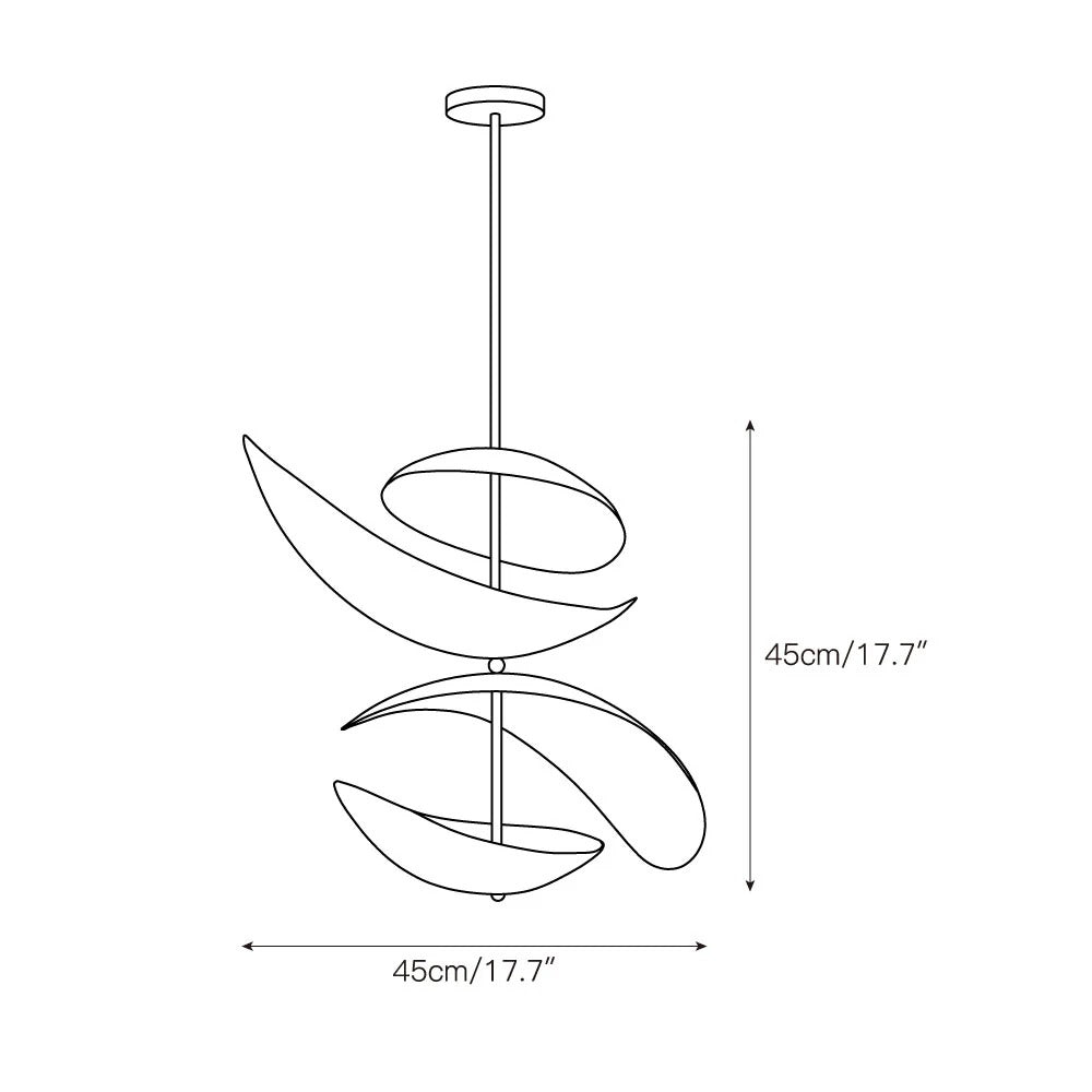 Freyza | Unorara Nordic Floating Pendant Light – Nordic Kitchen Dining Room