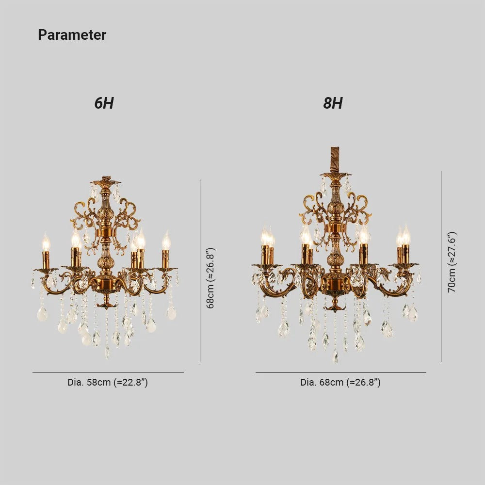 Freyza | Silva moderner Design-Kronleuchter in Goldbronze – modernes Esszimmer, Wohnzimmer