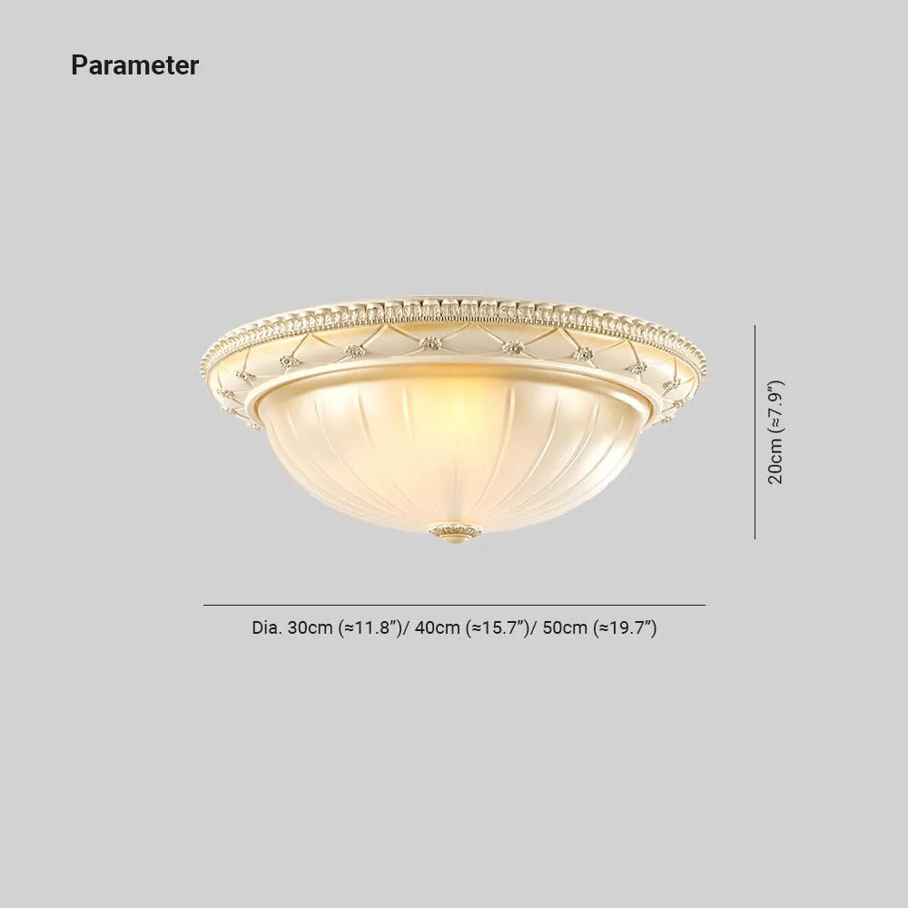 Freyza | Silva Minimalist Flush Resin Flush Mount Ceiling Light – Minimalist Bedroom Hallway Kitchen