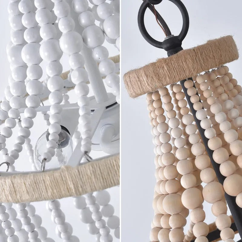 Suspension LED en bois design Freyza | Silva – cuisine et salle à manger
