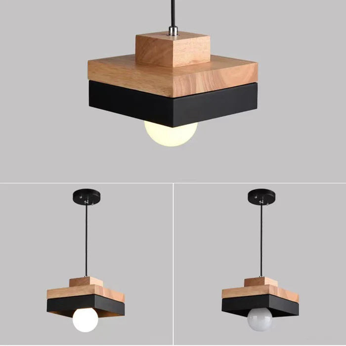 Freyza | Suspension noire et blanche – Cuisine et salle à manger minimalistes
