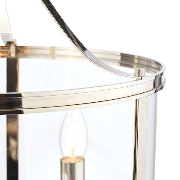 Harrington | Elegant Polished Nickel 3-Light Pendant Fixture 9