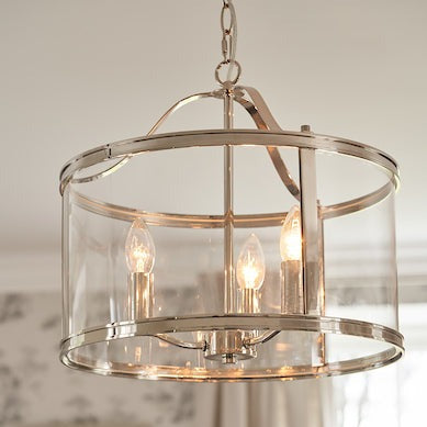 Harrington | Elegant Polished Nickel 3-Light Pendant Fixture 1