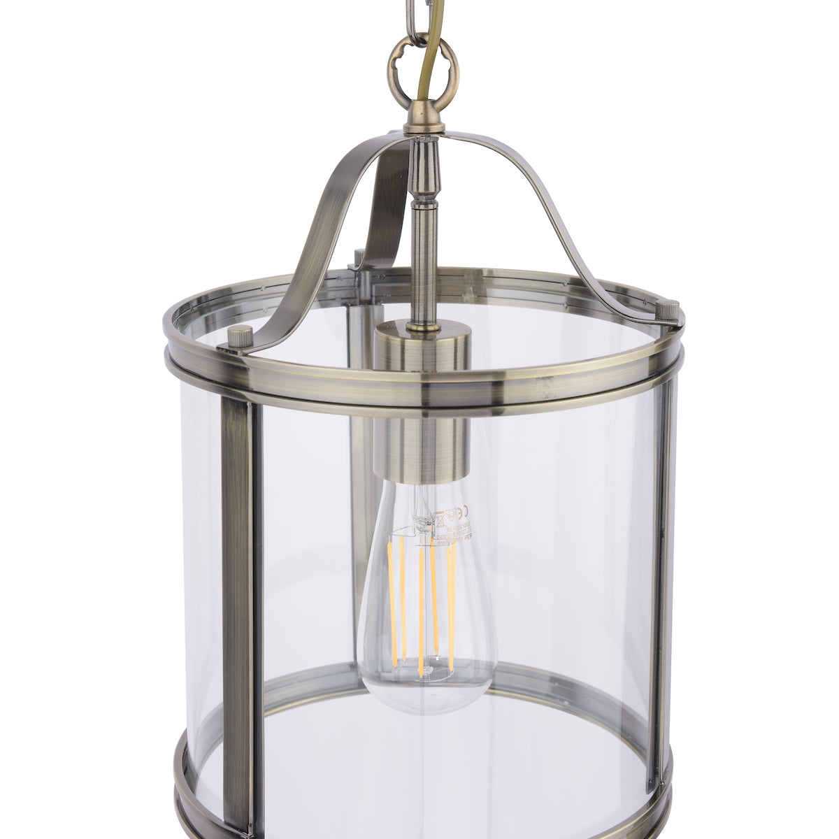 Harrington | Elegant Antique Brass Single Pendant Light Fixture 5