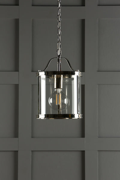 Harrington | Elegant Polished Nickel Industrial Pendant Light 2