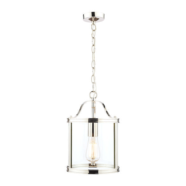 Harrington | Elegant Polished Nickel Industrial Pendant Light 3