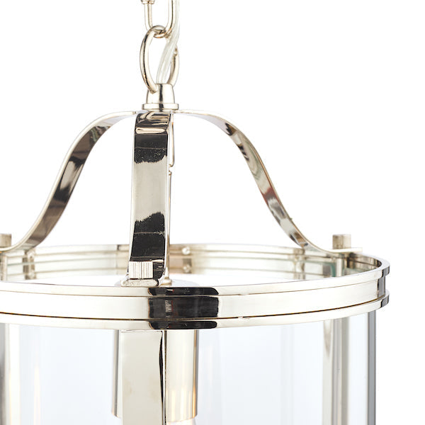 Harrington | Elegant Polished Nickel Industrial Pendant Light 5