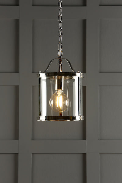 Harrington | Elegant Polished Nickel Industrial Pendant Light 1
