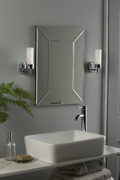 Freyza - Laura Ashley Howard Bathroom Wall Light Polished Chrome IP44