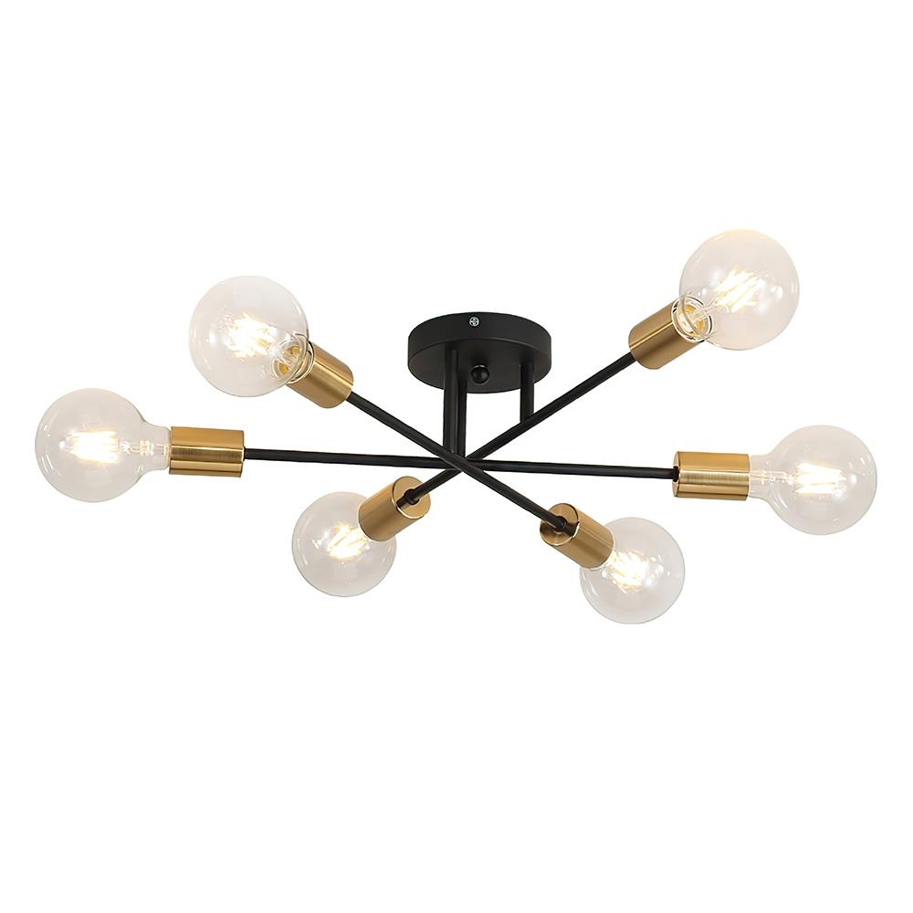 Freyza | Rauouli Minimalist Semi Ceiling Light – Minimalist Bedroom Living Room