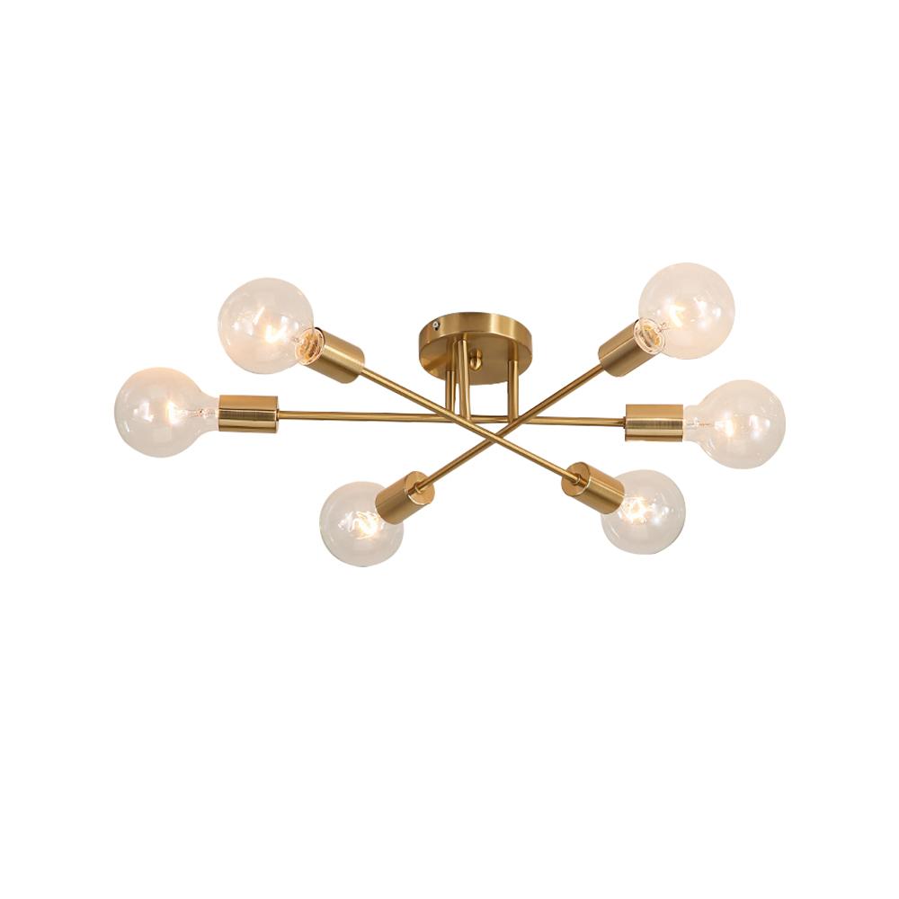 Freyza | Rauouli Minimalist Semi Ceiling Light – Minimalist Bedroom Living Room