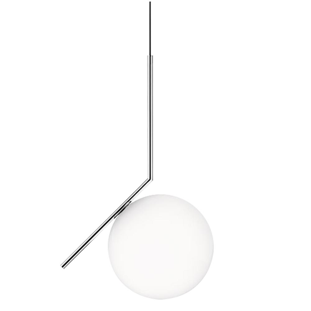 Freyza | Blikuva moderne kugelförmige Opalglas-Pendelleuchte – moderne Küche und Esszimmer