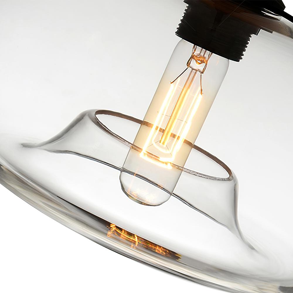 Freyza | Mjolkulix Linearer Glas-Kronleuchter – Esszimmer Wohnzimmer
