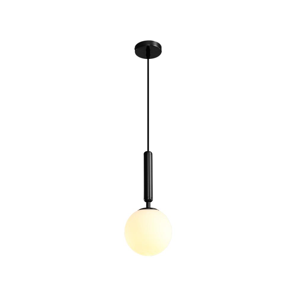 Freyza | Suspension en verre minimaliste Ljoma de style mid-century – Cuisine minimaliste, salle à manger