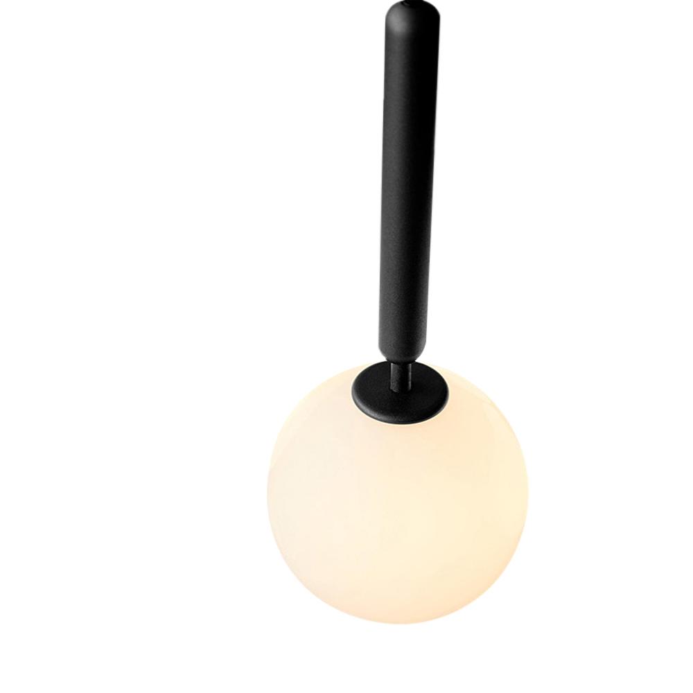 Freyza | Suspension en verre minimaliste Ljoma de style mid-century – Cuisine minimaliste, salle à manger