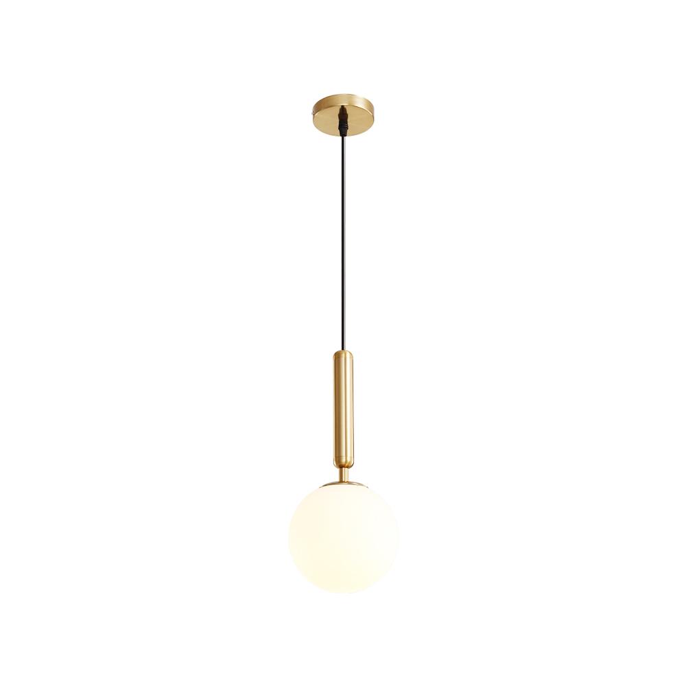 Freyza | Suspension en verre minimaliste Ljoma de style mid-century – Cuisine minimaliste, salle à manger