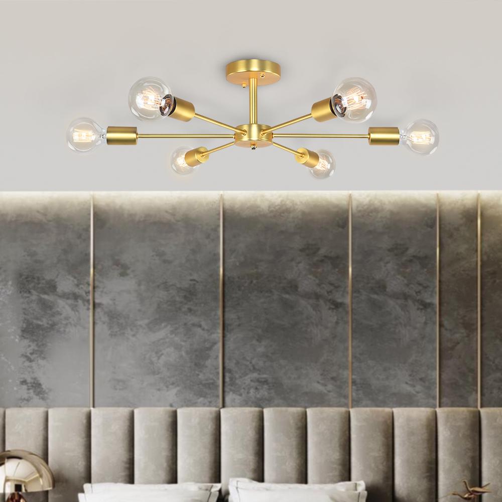 Freyza | Xyla Modern Mid-Century Ceiling Light – Modern Bedroom Living Room