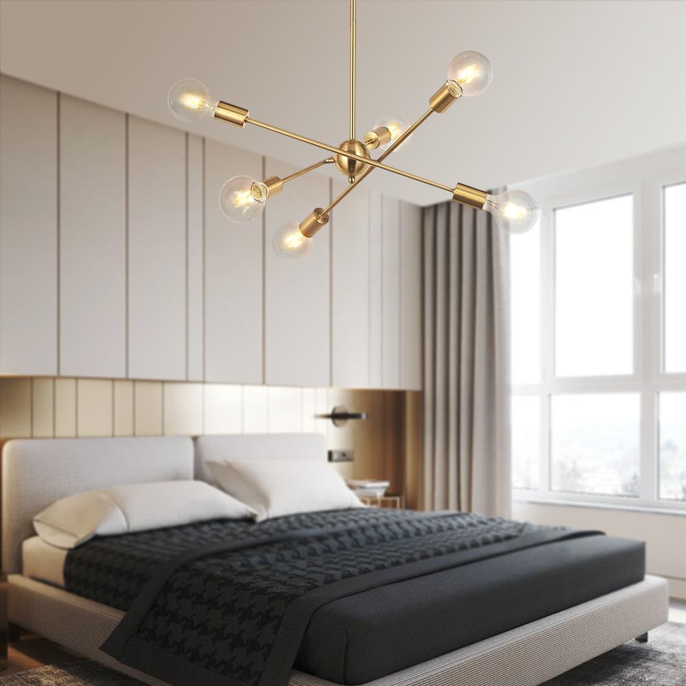 Freyza | Varde Modern Sputnik Chandelier – Modern Dining Room Living Room