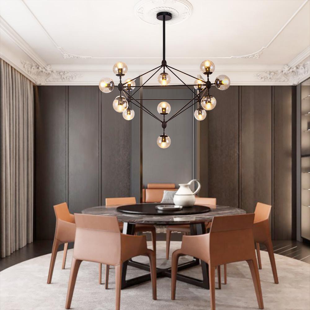 Freyza | Moderne, feminine Statement-Pendelleuchte – modernes Esszimmer, Wohnzimmer