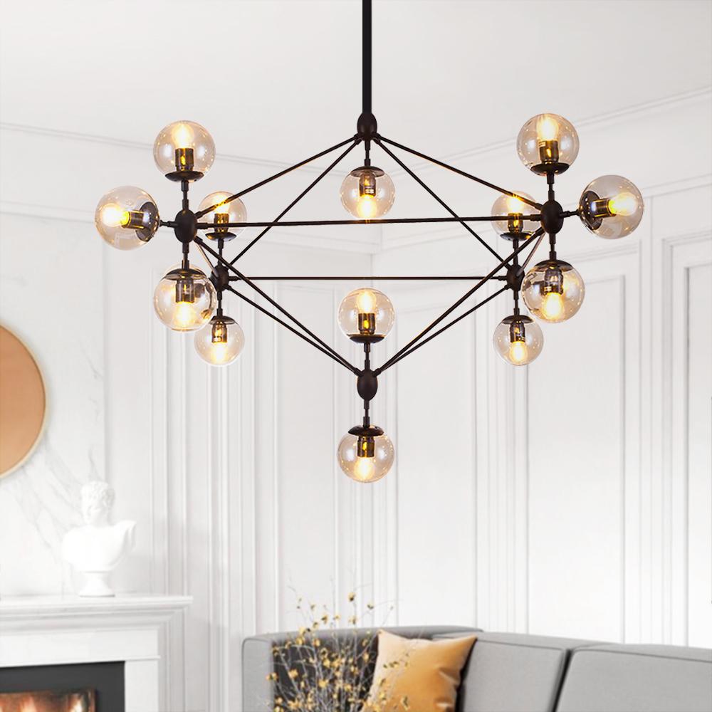 Freyza | Moderne, feminine Statement-Pendelleuchte – modernes Esszimmer, Wohnzimmer