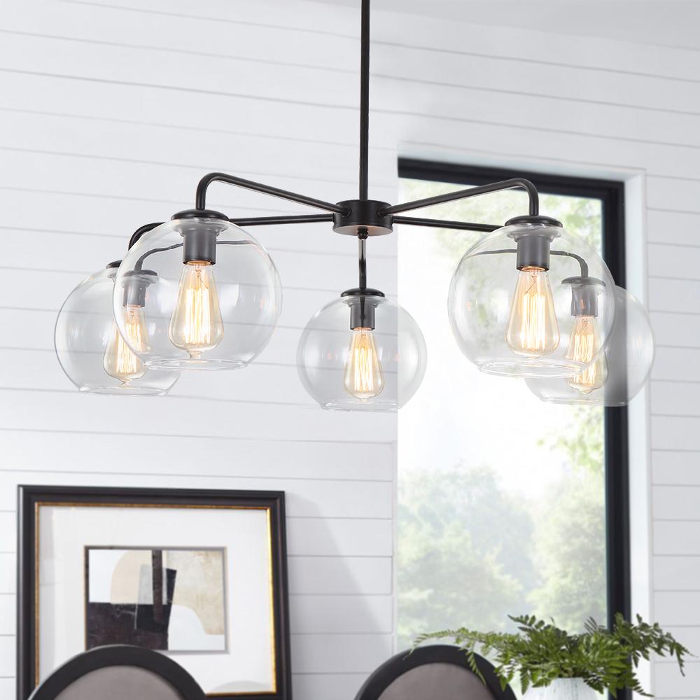 Freyza | Sifuli Modern Glass Glass Chandelier – Modern Dining Room Living Room