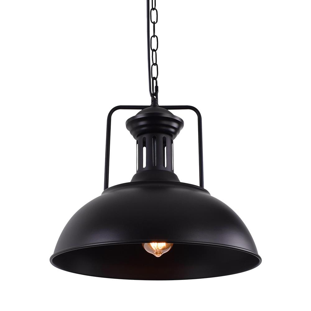Freyza | Ulven Industrial Dome Pendant Light – Industrial Kitchen Dining Room