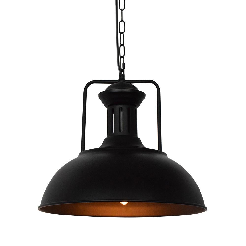 Freyza | Ulven Industrial Dome Pendant Light – Industrial Kitchen Dining Room