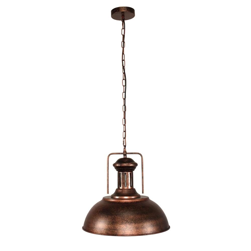 Freyza | Ulven Industrial Dome Pendant Light – Industrial Kitchen Dining Room