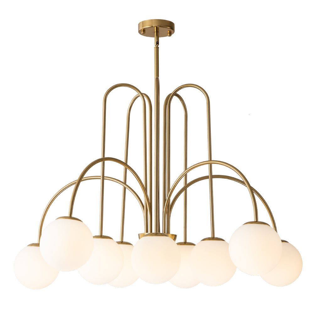 Freyza | Vallin Traditional Glass Glass Chandelier – Traditional Dining Room Living Room