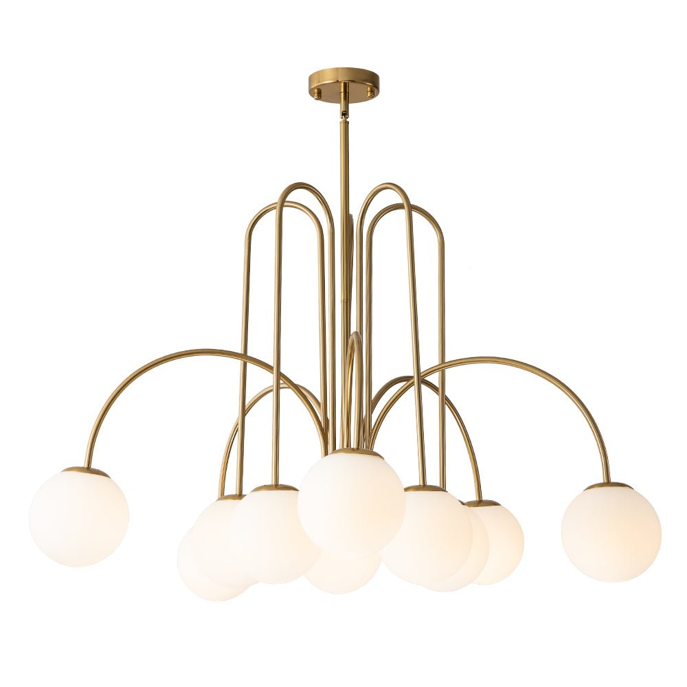 Freyza | Vallin Traditional Glass Glass Chandelier – Traditional Dining Room Living Room