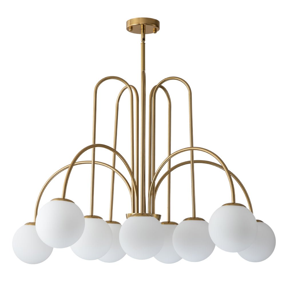 Freyza | Vallin Traditional Glass Glass Chandelier – Traditional Dining Room Living Room