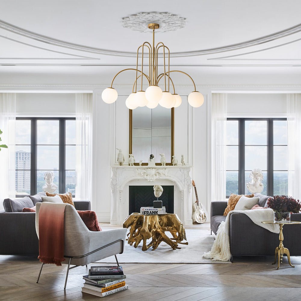 Freyza | Vallin Traditional Glass Glass Chandelier – Traditional Dining Room Living Room