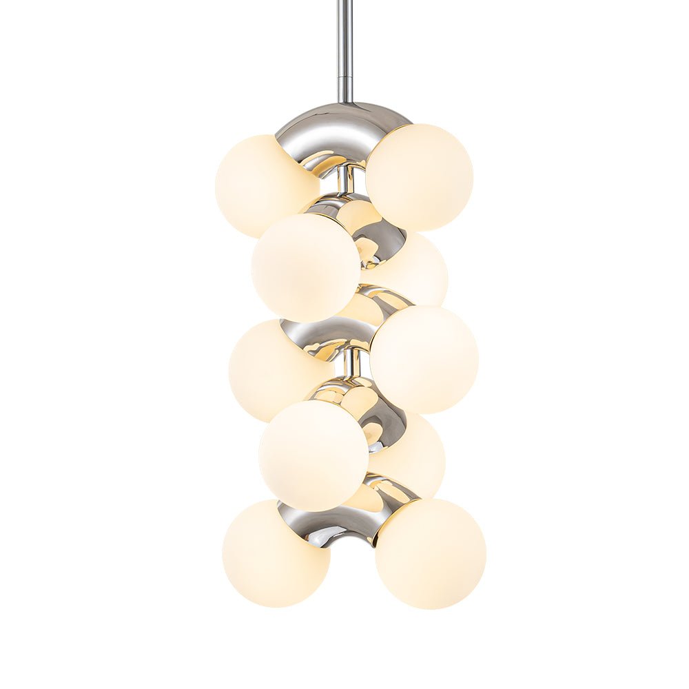 Freyza | Caeluvox Pearl Tiered Glass Pendant Light – Kitchen Dining Room
