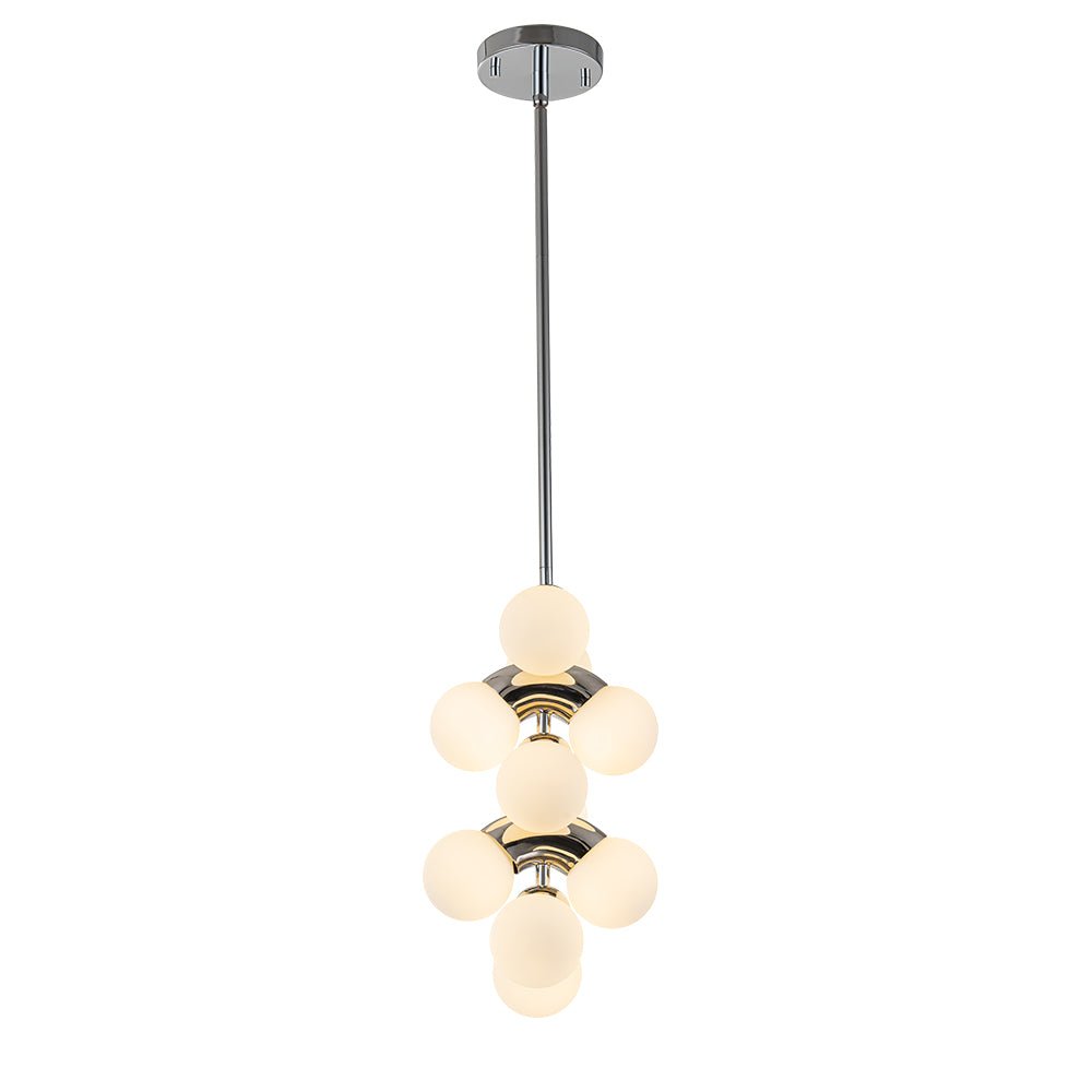 Freyza | Caeluvox Pearl Tiered Glass Pendant Light – Kitchen Dining Room