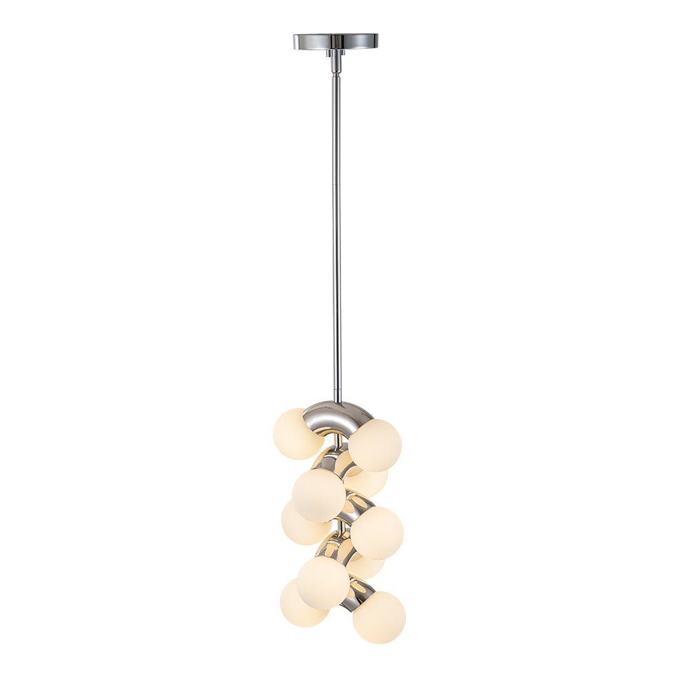 Freyza | Caeluvox Pearl Tiered Glass Pendant Light – Kitchen Dining Room