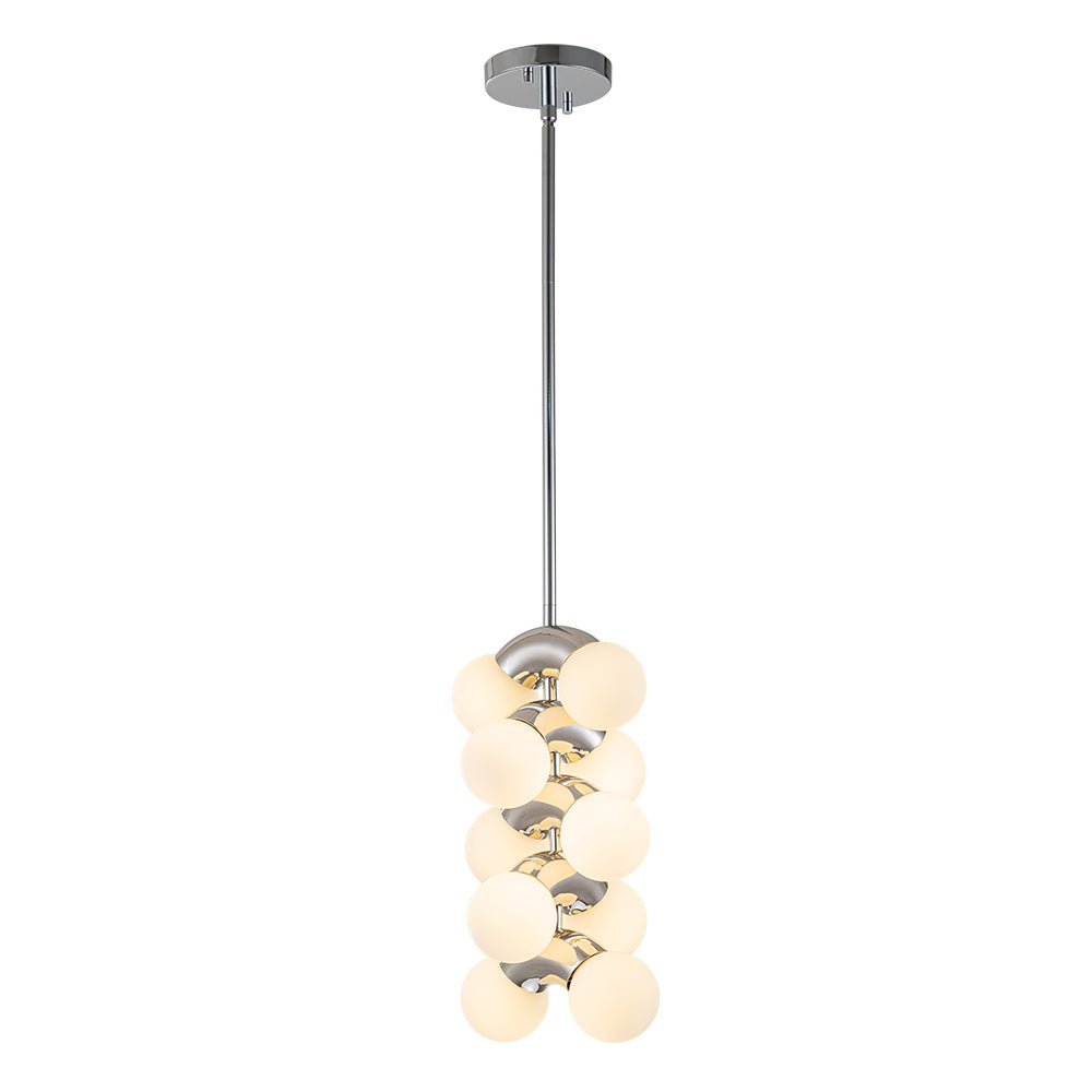 Freyza | Caeluvox Pearl Tiered Glass Pendant Light – Kitchen Dining Room