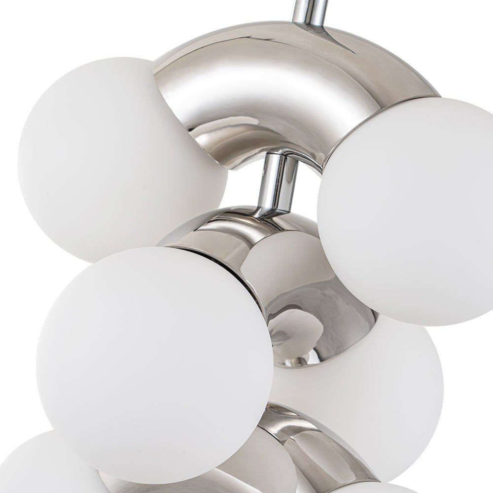 Freyza | Caeluvox Pearl Tiered Glass Pendant Light – Kitchen Dining Room