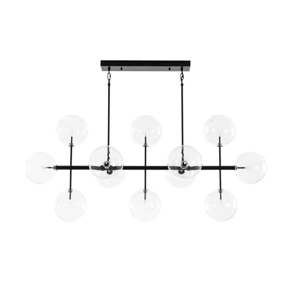 Freyza | Himinuvux Sputnik-Glas-Kronleuchter – Esszimmer, Wohnzimmer