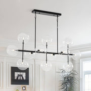 Freyza | Himinuvux Sputnik-Glas-Kronleuchter – Esszimmer, Wohnzimmer