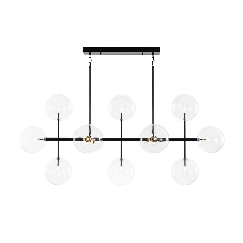 Freyza | Himinuvux Sputnik-Glas-Kronleuchter – Esszimmer, Wohnzimmer