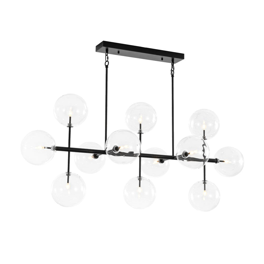 Freyza | Himinuvux Sputnik-Glas-Kronleuchter – Esszimmer, Wohnzimmer