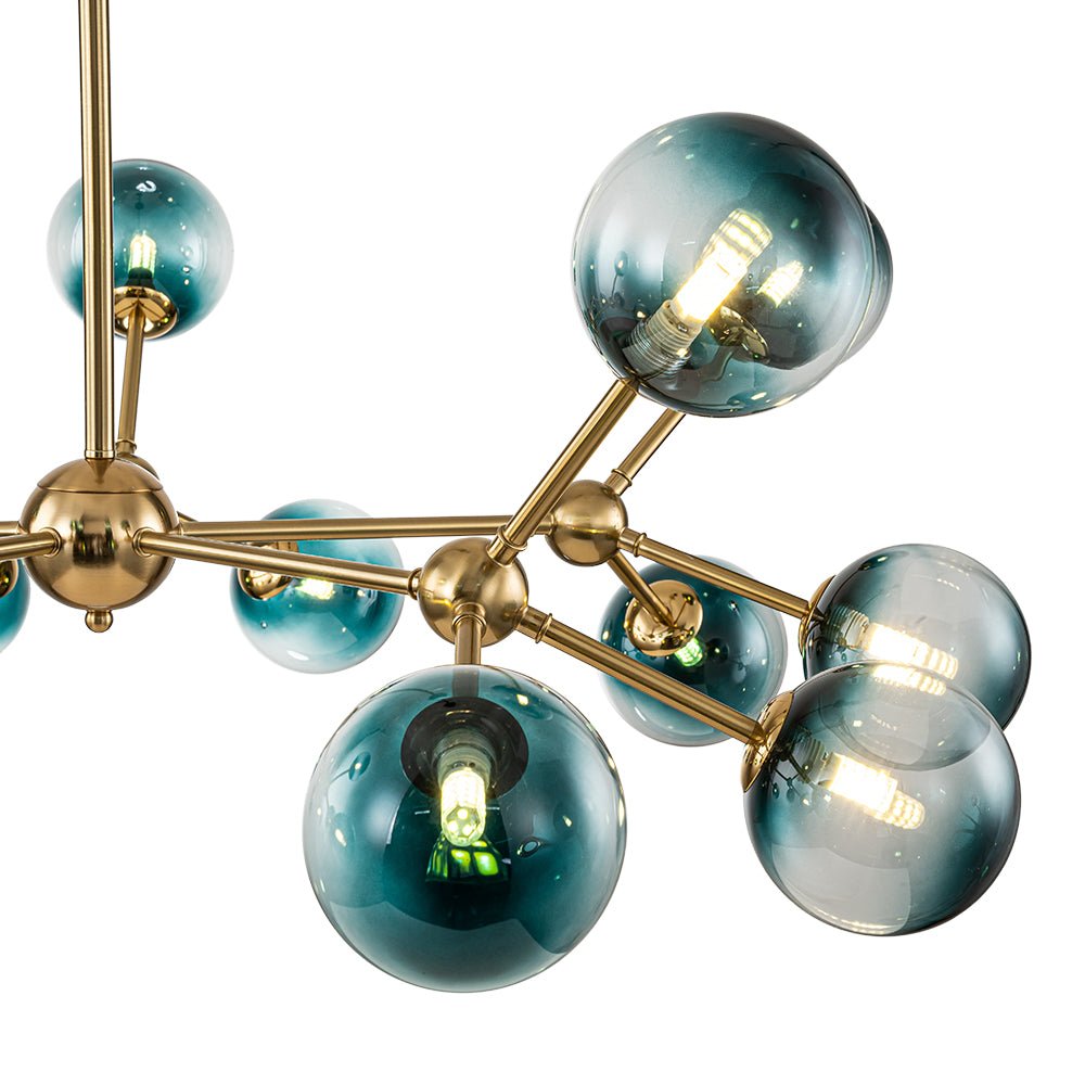 Freyza | Zoruli Modern Sputnik Glass Chandelier – Modern Dining Room Living Room