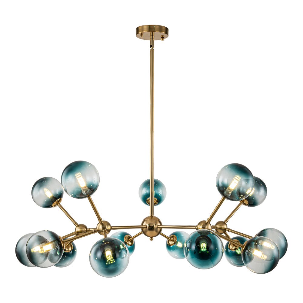 Freyza | Zoruli Modern Sputnik Glass Chandelier – Modern Dining Room Living Room