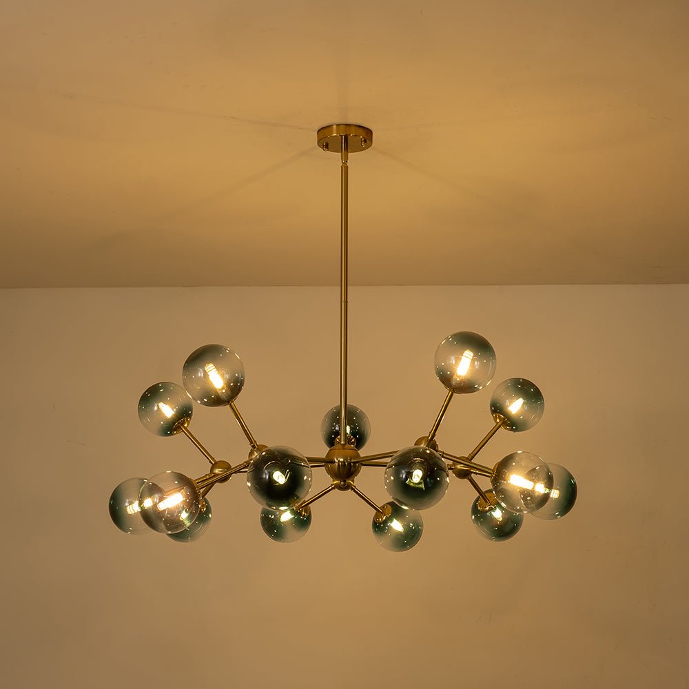 Freyza | Zoruli Modern Sputnik Glass Chandelier – Modern Dining Room Living Room