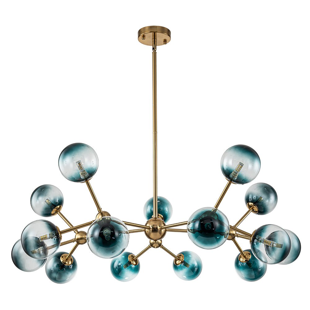 Freyza | Zoruli Modern Sputnik Glass Chandelier – Modern Dining Room Living Room