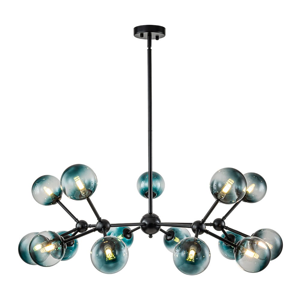 Freyza | Zoruli Modern Sputnik Glass Chandelier – Modern Dining Room Living Room
