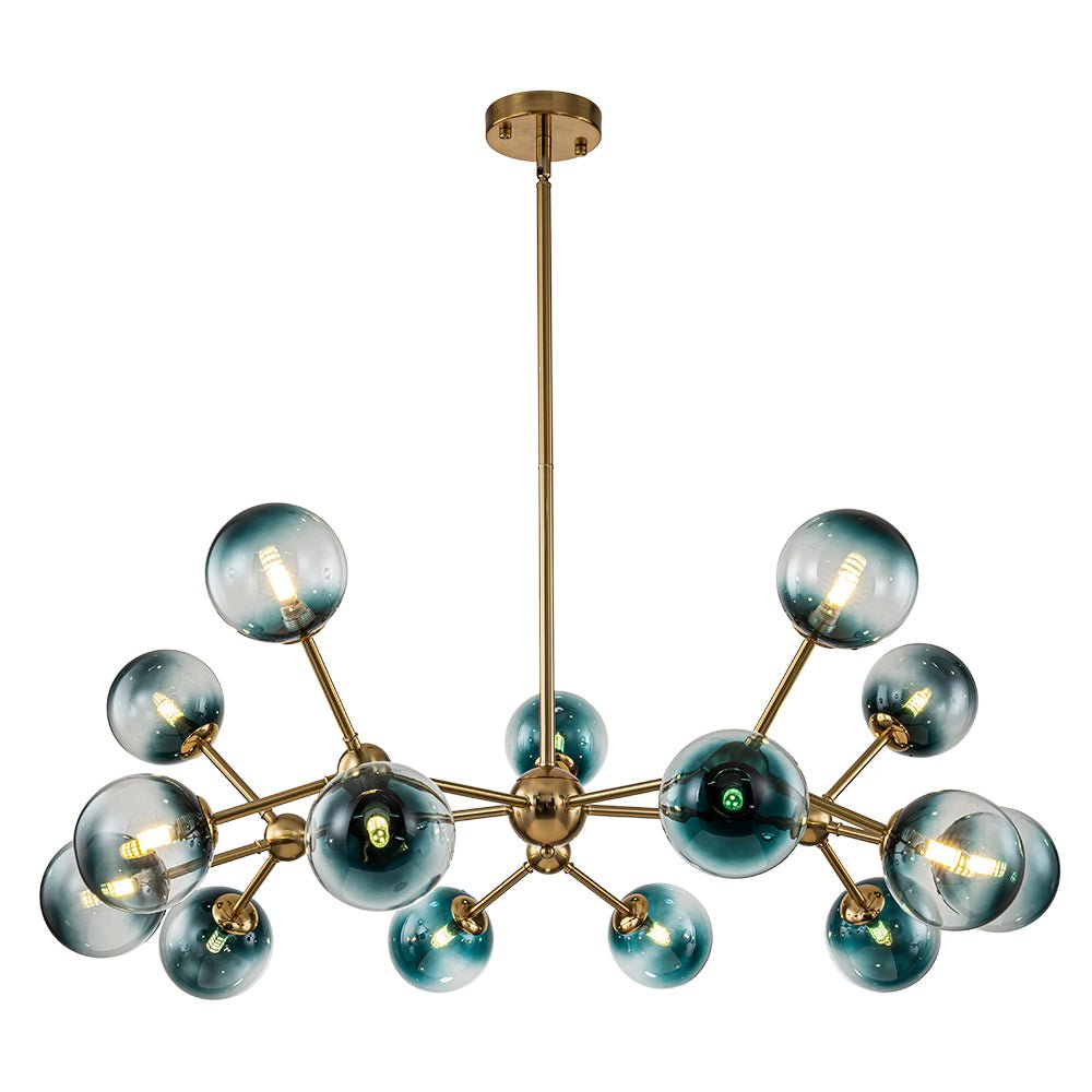 Freyza | Zoruli Modern Sputnik Glass Chandelier – Modern Dining Room Living Room