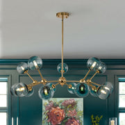 Freyza | Zoruli Modern Sputnik Glass Chandelier – Modern Dining Room Living Room