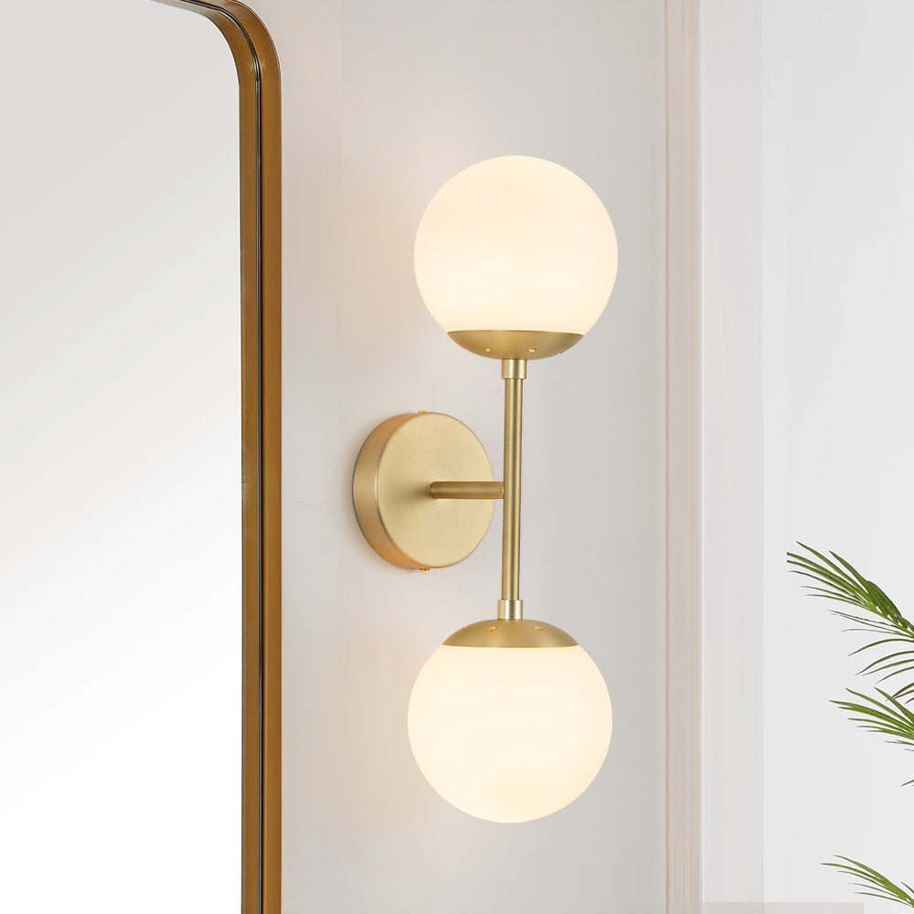 Freyza | Hjarta Minimalist Glass Glass Wall Sconce – Minimalist Living Room Hallway