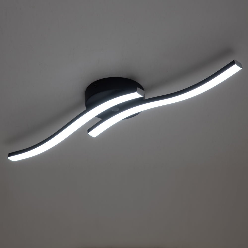 Freyza | Kveld Wavy Linear Wall Sconce – Living Room Hallway